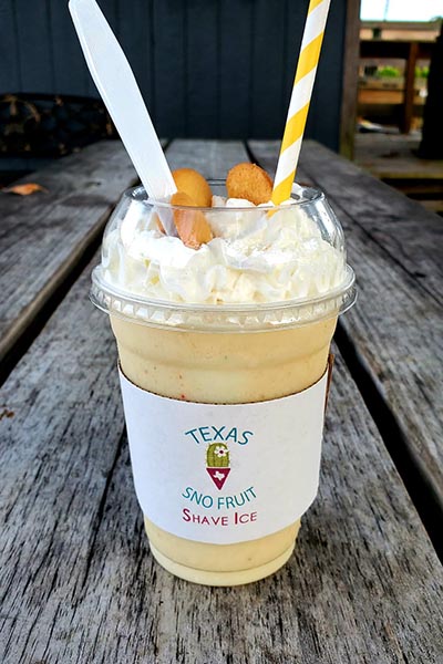 Banana Pudding Sno Shake 400 x 600